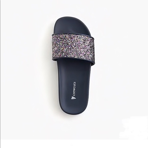 J. Crew Other - J. Crew Girl’s Glitter Slip On Slides